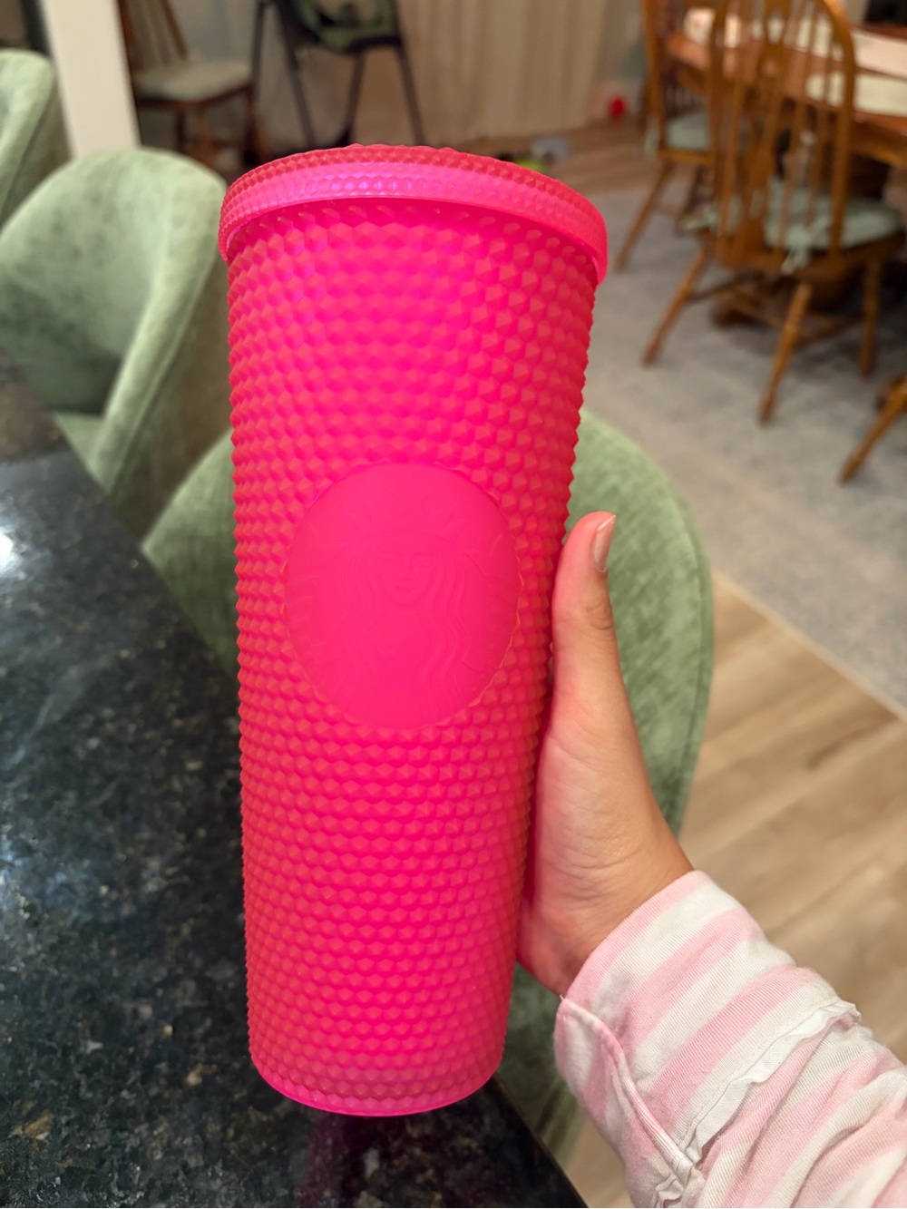 Starbucks Hot Pink Studded Tumbler